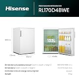 Hisense Freestanding 56cm Under Counter Fridge 132L Auto Defrost view 2