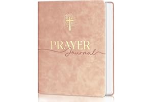 PARIS IN RAIN 180 Days Prayer & Bible Journal for Women,Faith-Based Christian Planner & Bible Study Notebooks,Spiritual Devotional Planner - God's Book for Prayer | Perfect Religious Gift (Pink)