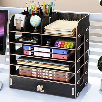 Multi Fonction Bureau Organisateur Dossier Boite De Rangement Bureau Organisateur Multi Couche Tiroir Boite Finition Bureau Porte Stylo Couleur C Amazon Fr Fournitures De Bureau
