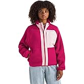 THE NORTH FACE Girls' Yumiori Full Zip Jacket | Lightweight Fleece Coat, Embroidered Logo & Secure Zip Chest Pocket