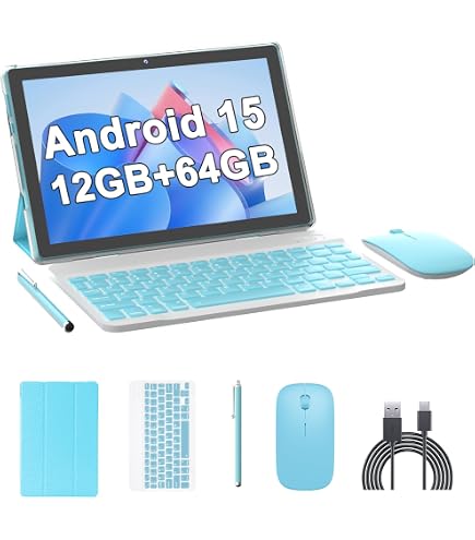 Amazon.com : Tablet 10 Inch Android 15 Tablet, 2 in 1 Tablets