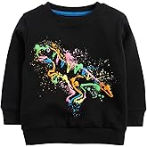 Funnymore Baby Toddler Boy's Cotton Crewneck Sweatshirt Christmas Clothing 1-7Y