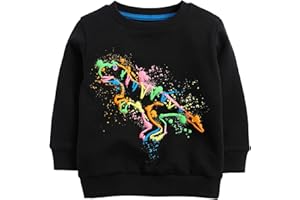 Funnymore Baby Toddler Boy's Cotton Crewneck Sweatshirt Christmas Clothing 1-7Y