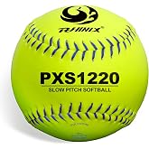 PHINIX Official Size and Weight Softballs Recommended for Batting Practice Training 11" &amp; 12" Options