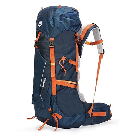 Husky Travelpax Survivor 65L Hiking & Adventure Travel Backpack for Men & Women