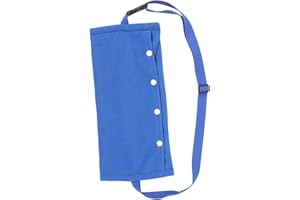 WOONEKY Reptile Sling Carrier Blue Breathable Lizard Carrying Bag Lightweight Travel Pouch for Bearded