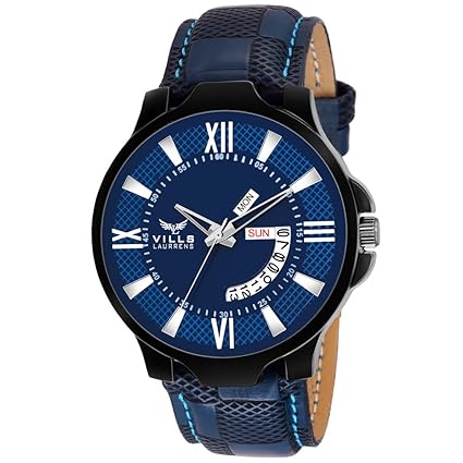 VL-1098 Blue Day and Date Series Watch for Men and Boys