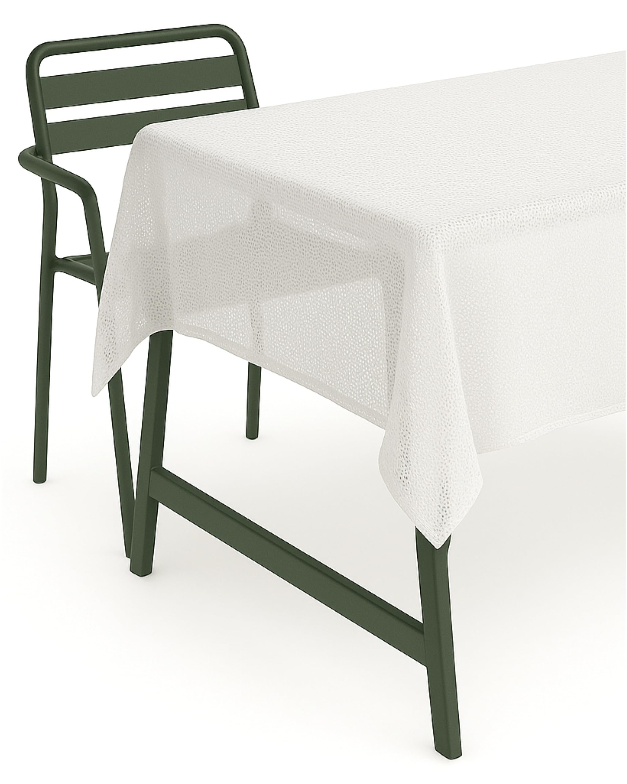 texpot Tablecloth 140 cm Round Light Grey Garden Blanket with Hem Washable Garden Tablecloth Balcony Patio Weatherproof โ image 1