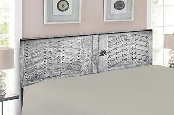 Amazon Com Lunarable Rustic Headboard Old Door Exit Entrance