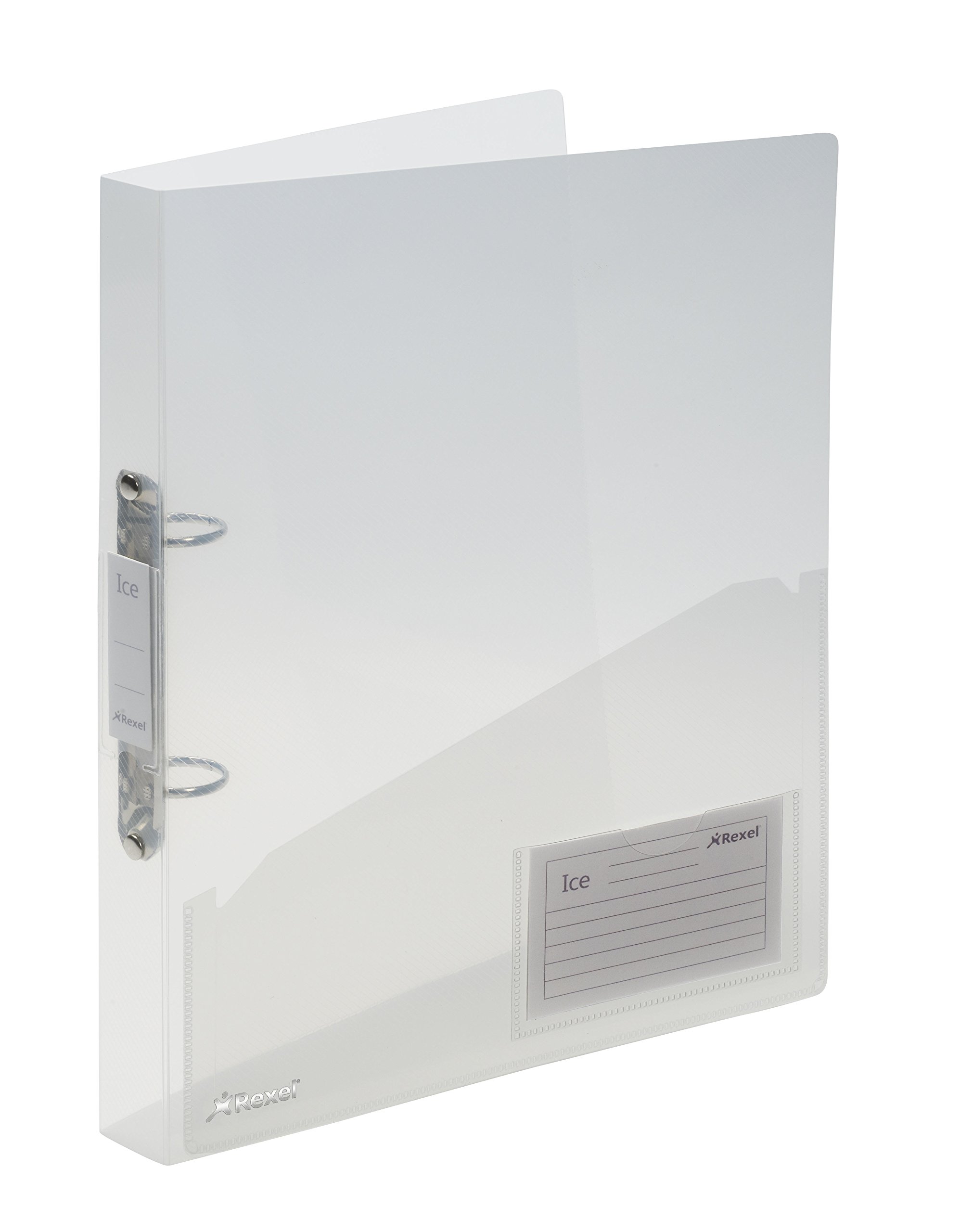 Rexel 25mm A4 Polyprop Clear Ice Ring Binder - 1 unit
