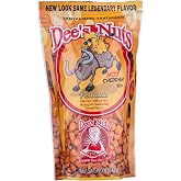 Dee&rsquo;s Nuts Hot Cheddar Cheese Flavored Peanuts &ndash; 10 oz Resealable Bag | Spicy Cheddar Peanuts, Gourmet Flavored Peanuts, High Protein Snack, Low Carb, Crunchy Snack Nuts, Made in USA