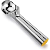 Ice Cream Scoop (Size 12) | Aluminum, Yellow Handle, Hand Wash Only