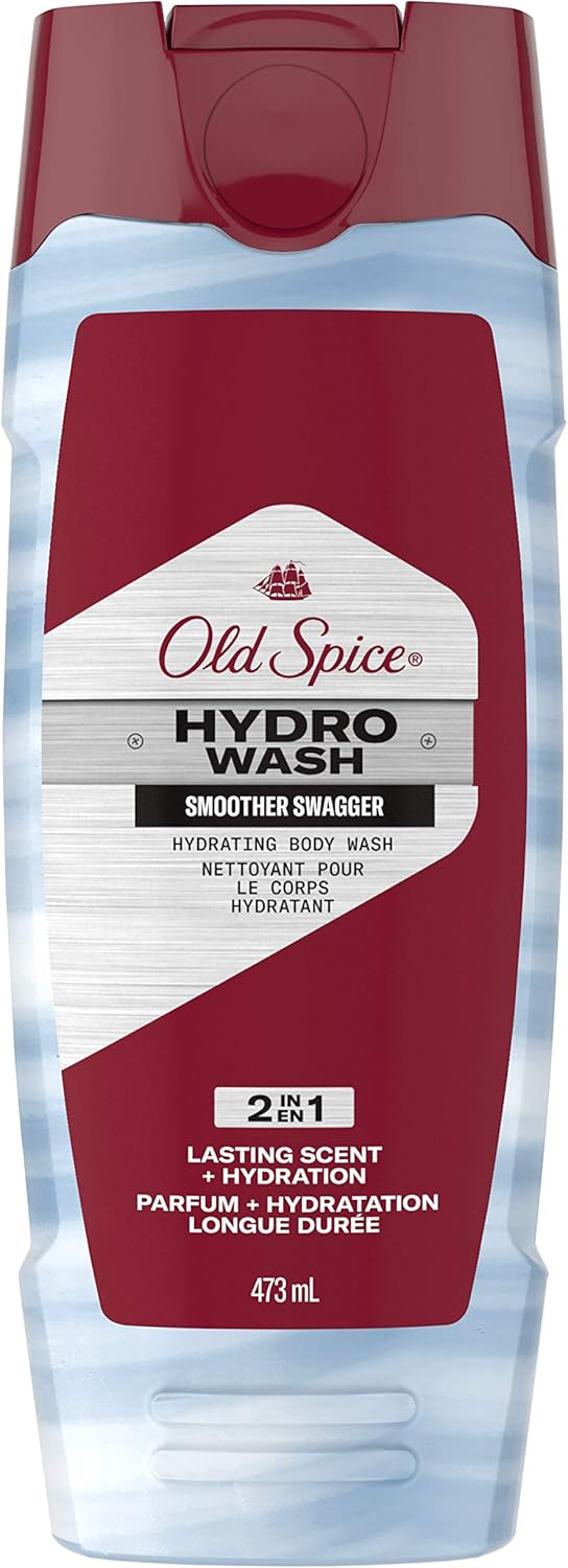 Old Spice Hydro Wash Hydrating Body Wash, Smoother Swagger, 473 mL
