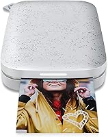 HP Sprocket Portable Photo Printer (2nd Edition) – Instantly Print 2x3 Sticky-Backed Photos from Your Phone – [Luna Pearl] [1AS85A]