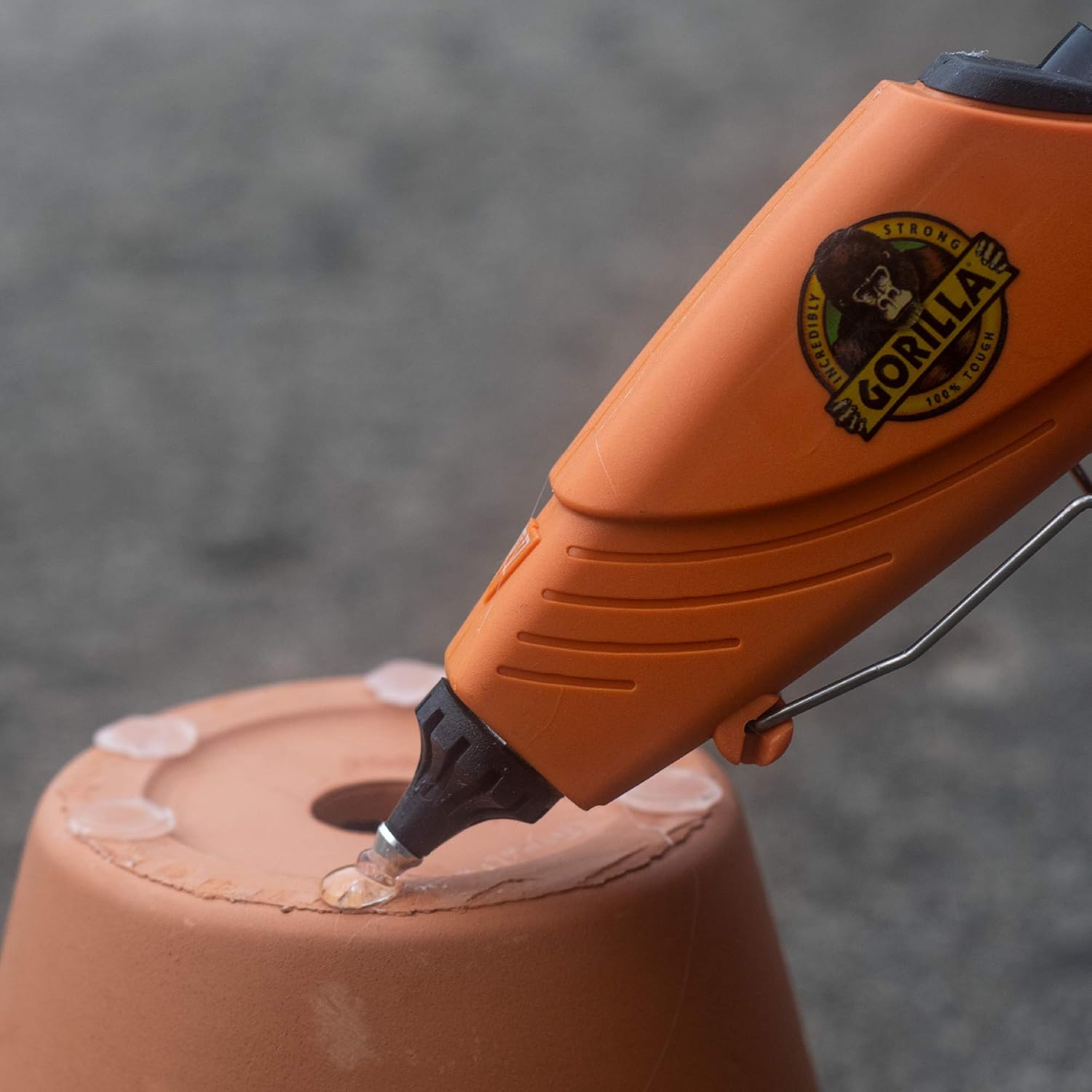 Gorilla 100426 Full-Size Hot Glue Gun, Orange: Home Improvement