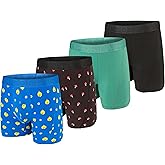 AEROPOSTALE Mens Boxer Briefs Poly Spandex Performance Brushed Microfiber Ultra Soft Fly-less Support Boxer Briefs Underwear