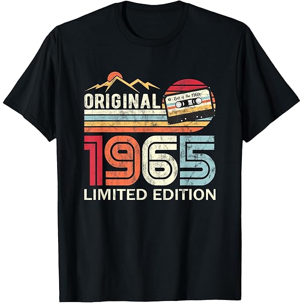 Amazon.com: Original Vintage 1965 Birthday Legend Vintage 1965 T