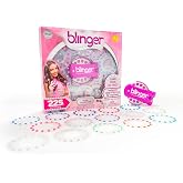 blinger&reg; Glam Starter Set | Purple Velvet Gem Stamper + 225 Hair Gems | Bling In, Brush Out&reg; | Gift for Girls &amp; Parties | Bling Hair, Fashion, Anything!