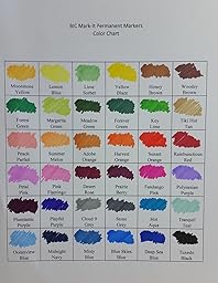 Bic Marker Color Chart | My XXX Hot Girl