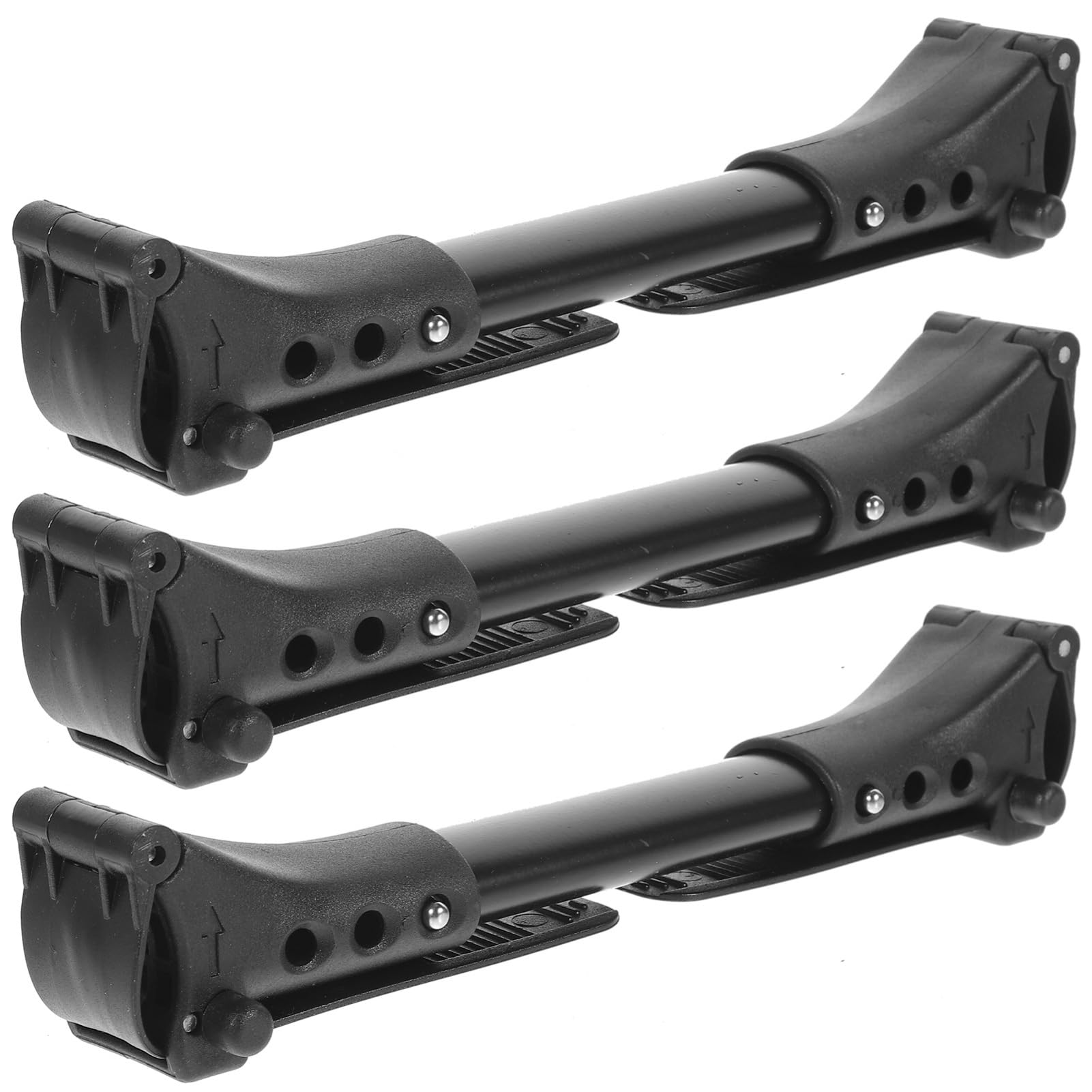 Photo 1 of NUOBESTY 3Pcs Adjustable Stroller Connectors – Universal Aluminum Baby Stroller Connector for Double-Strollers, Black – Safe & Easy to Use