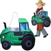 Croloose Halloween Ride in Tractor 3D Costume | 3D Tractor Truck, for Farmer Cosplay Halloween Costume Outfit