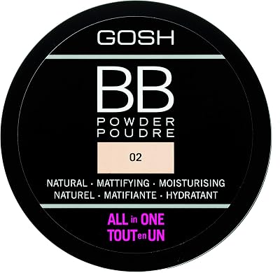 Gosh BB Powder 02 Natural Matte Finish Silky Creamy Texture
