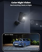 ieGeek 5MP Wireless Outdoor Security Camera Battery Solar Compatible Night view 5