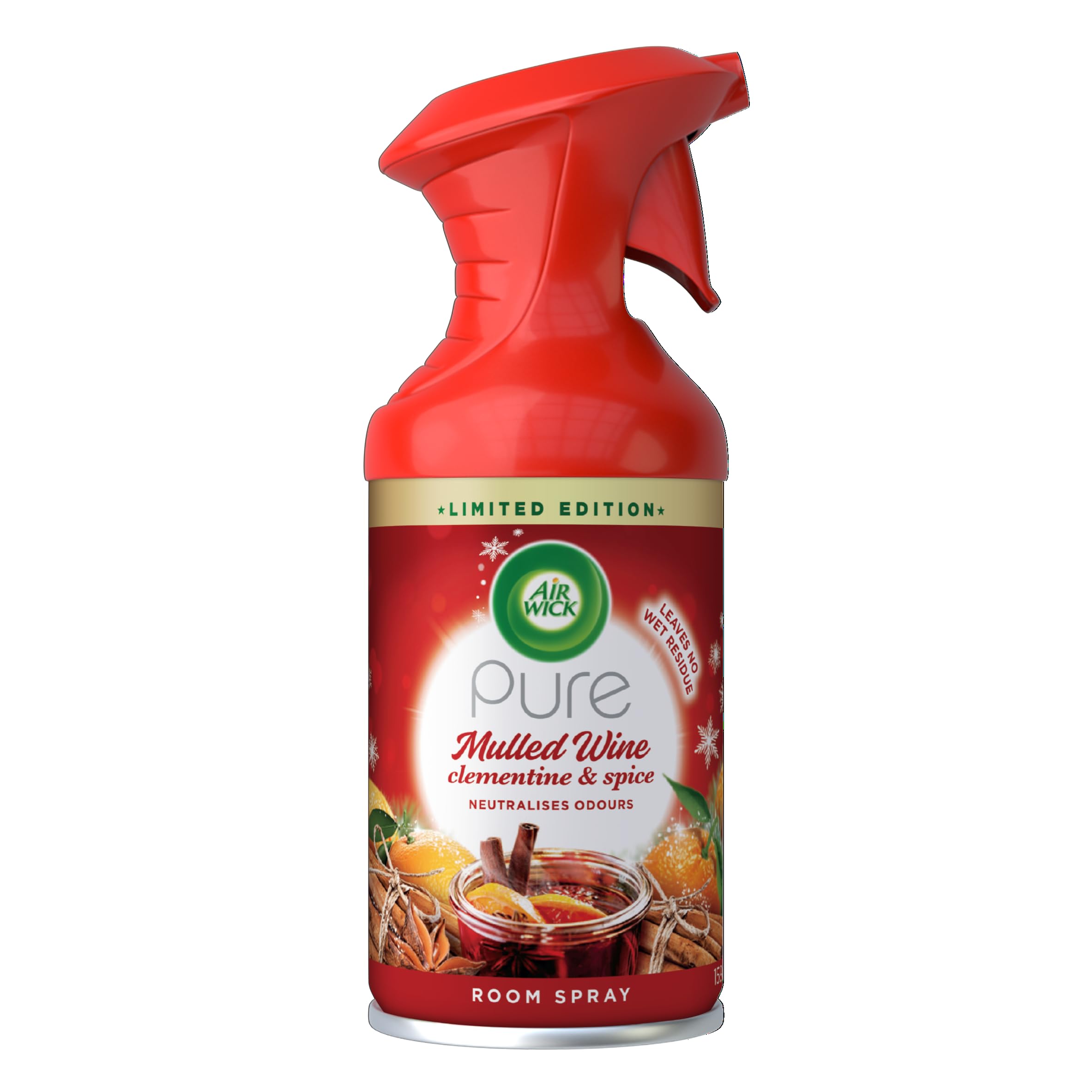 Airwick Room Spray Air Freshener Mulled Wine Scent, 250ml