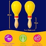 A-Star AP5161PK Wood Handled Plastic Maracas Pack of 10 view 3