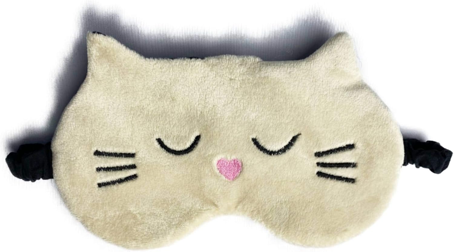 Cute Cat Sleeping Mask Fluffy Animal Eye Mask for Sleeping Velvet Gift Set Bag + Scrunchie Plush Sleep Mask Fun Kids Adult Sleeping Mask Gift fo her FBA - Image 3