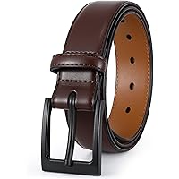 XZQTIVE Men's Metal Free Belt Hypoallergenic Leather Belts For
