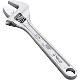 Jetech 8-Inch Adjustable Wrench - Professional Spanner Cr-V Steel Shifter Spanner with Metric Scale Wide Caliber Opening, for Home, Garage, Workshop and DIY