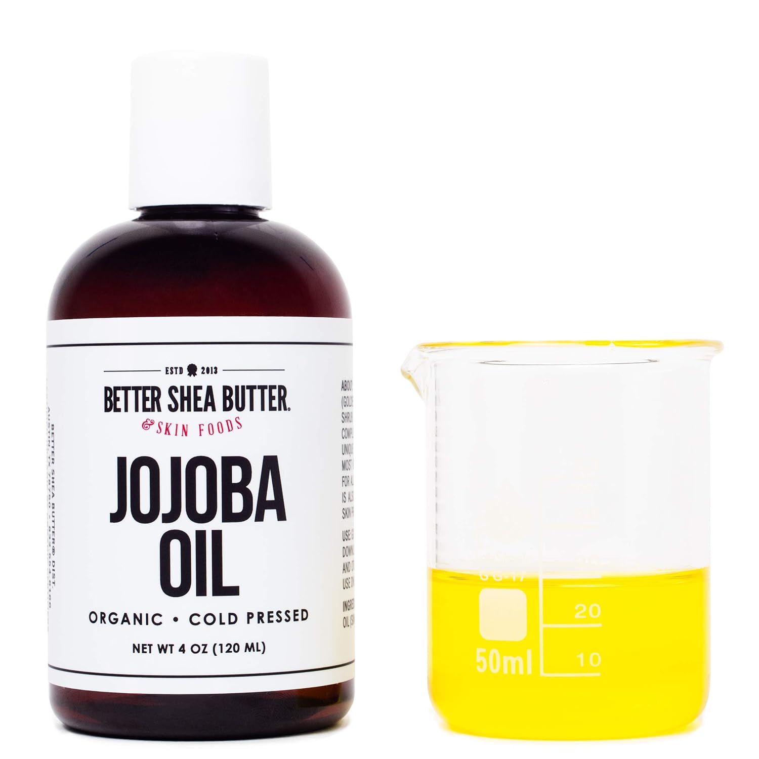 Amazon Com Organic Jojoba Oil 100 Pure 4 Oz Natural Cold
