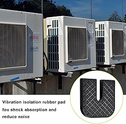 Rubber Isolator Pad 4 Pack Air Conditioner Shock