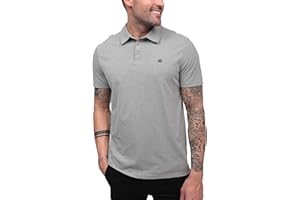 INTO THE AM Polo Shirts for Men - Comfortable Fit Collared Shirt Men S - 4XL Fitted Short Sleeve Classic Golf Shirts