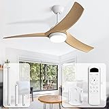 Sofucor 52 Inch Ceiling Fans with Lights Remote