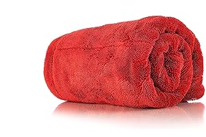 The Rag Company - The 1500 - Heavy Duty Microfiber Drying Towel; Perfect for Trucks, Commercial Vehicles, RVs, Boats, and Mor