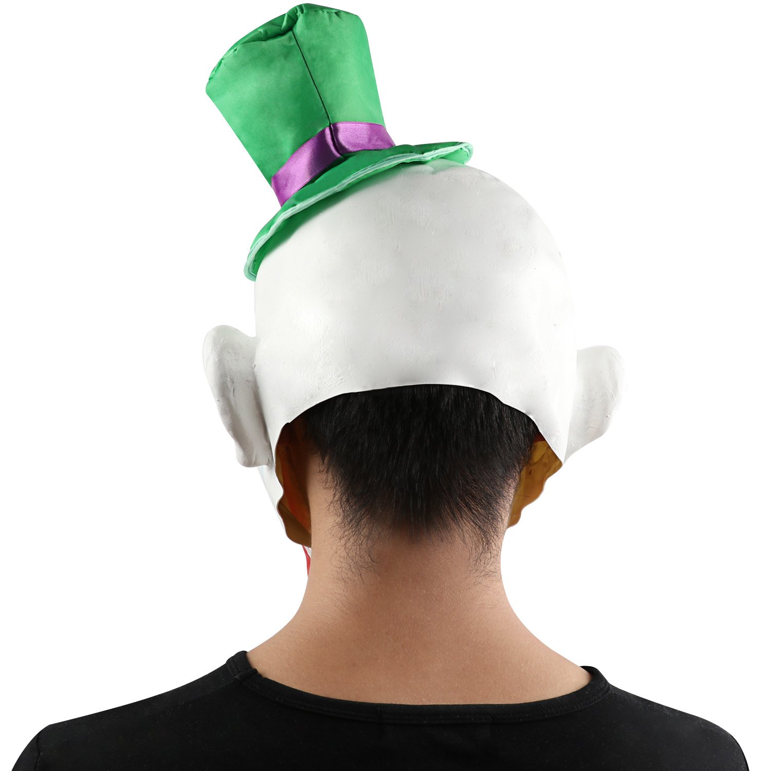 Halloween Costume Latex Mask Hat Clown (Green Hat Clown)
