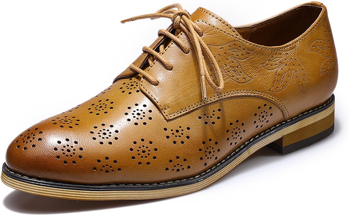 Mona flying Women's Leather Perforated 