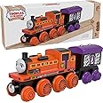 Thomas & Friends Wooden Railway Toy Train Nia Push-Along Wood Engine & Cargo Car for Toddlers & Preschool Kids Ages 2+ Years (Amazon Exclusive)