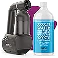 MineTan Spray Tanning Machine | Professional Spray Tan Kit - Light, High Volume, Portable Spray Gun for Salons & Mobile Tanners, Includes Coconut Water Pro Mist Solution, Airbrush Finish, 33.8 Fl Oz