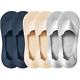 Lomitract Thin No Show Socks (Women 5-12), Made of Ice Silk Surface on the Surface & Cotton on the Bottom
