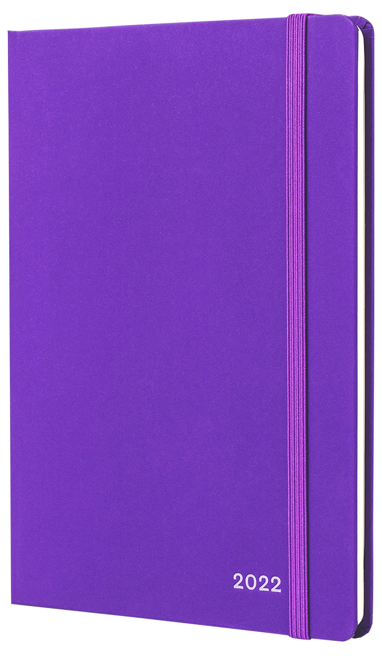 Jumble & Co Moodler A5 Week to View 2022 Diary - Royal Mess Purple