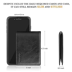 RUNBOX Wallet for Men and Women Slim Rfid Leather 2