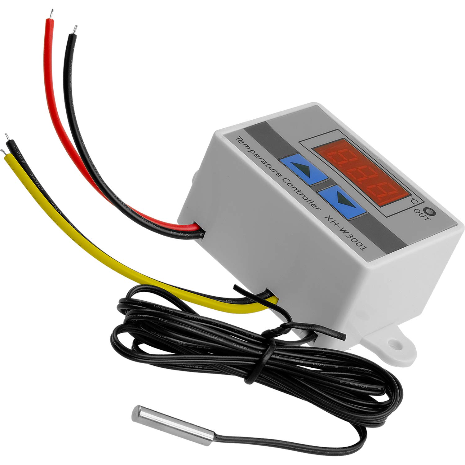 AZDelivery XH-W3001 DC 12V 120W Digital LED Temperature Controller Module, Mini Thermostat Switch Waterproof Sensor Probe, including E-Book!