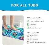 XIYUNTE Baby Bath Mat Non Slip 100x40cm Eco Safe Cartoon Design Tufted Mat view 6