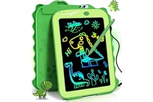 AiTuiTui LCD Writing Tablet Kids Toys for Girls Boys Age 2-3 Gift Ideas, Dinosaur Colorful Doodle Board Educational Learning Toys for Children 3 4 5 6 7 8 Year Old, Toddler Drawing Pad Travel Toys