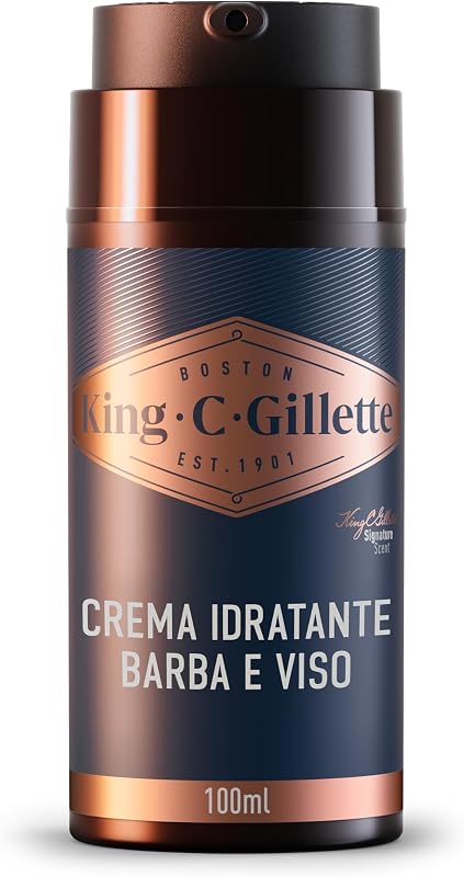 Crema Idratante Viso, per la Cura della Barba, 100ml