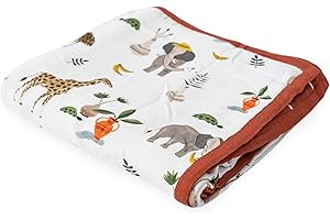 Little Unicorn Deluxe Muslin Quilt – Safari Social