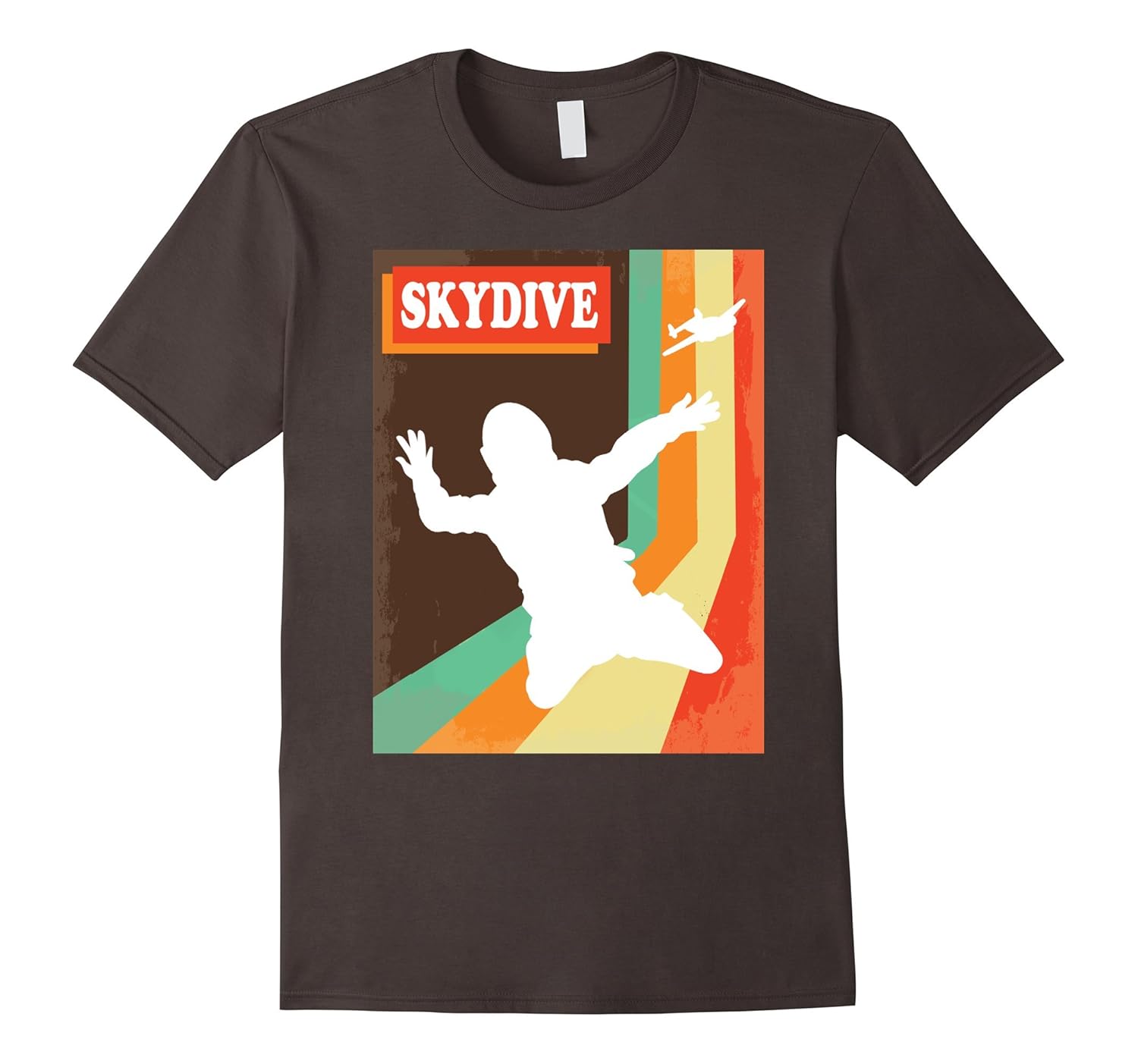 Retro Skydive Shirt Vintage Skydiving Parachuting Tee-ANZ